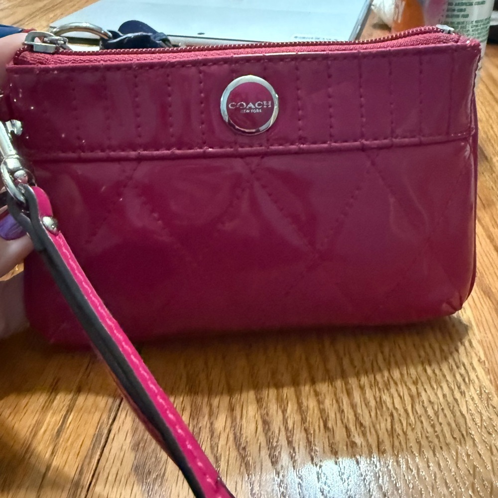 Coach small wristlet
